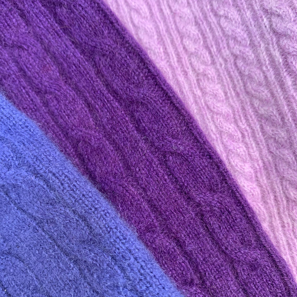 Cable Knit Fingerless Gloves