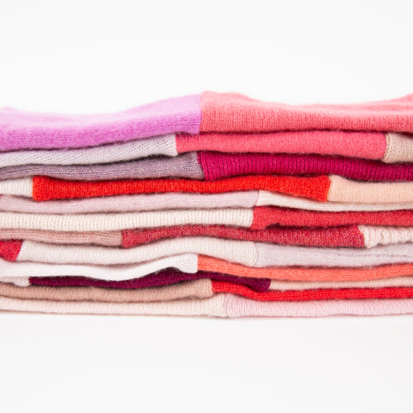 Reds, Pinks & Purples Cashmere Neckwarmer - Lucky Dip