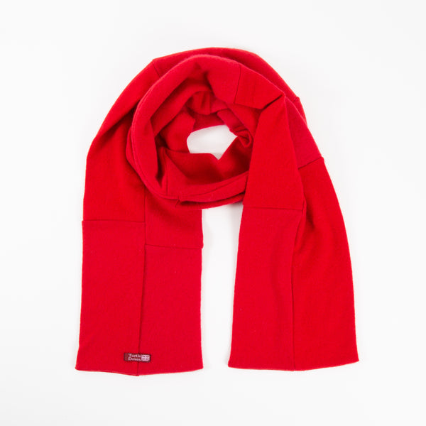 Block Red Cashmere Scarf