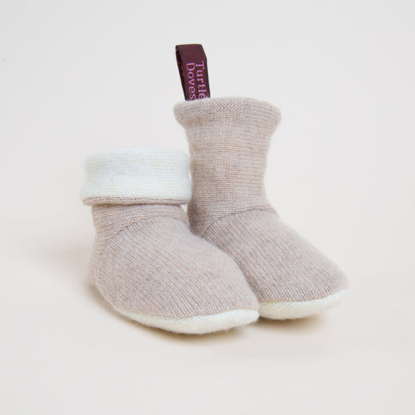 Cashmere Baby Booties