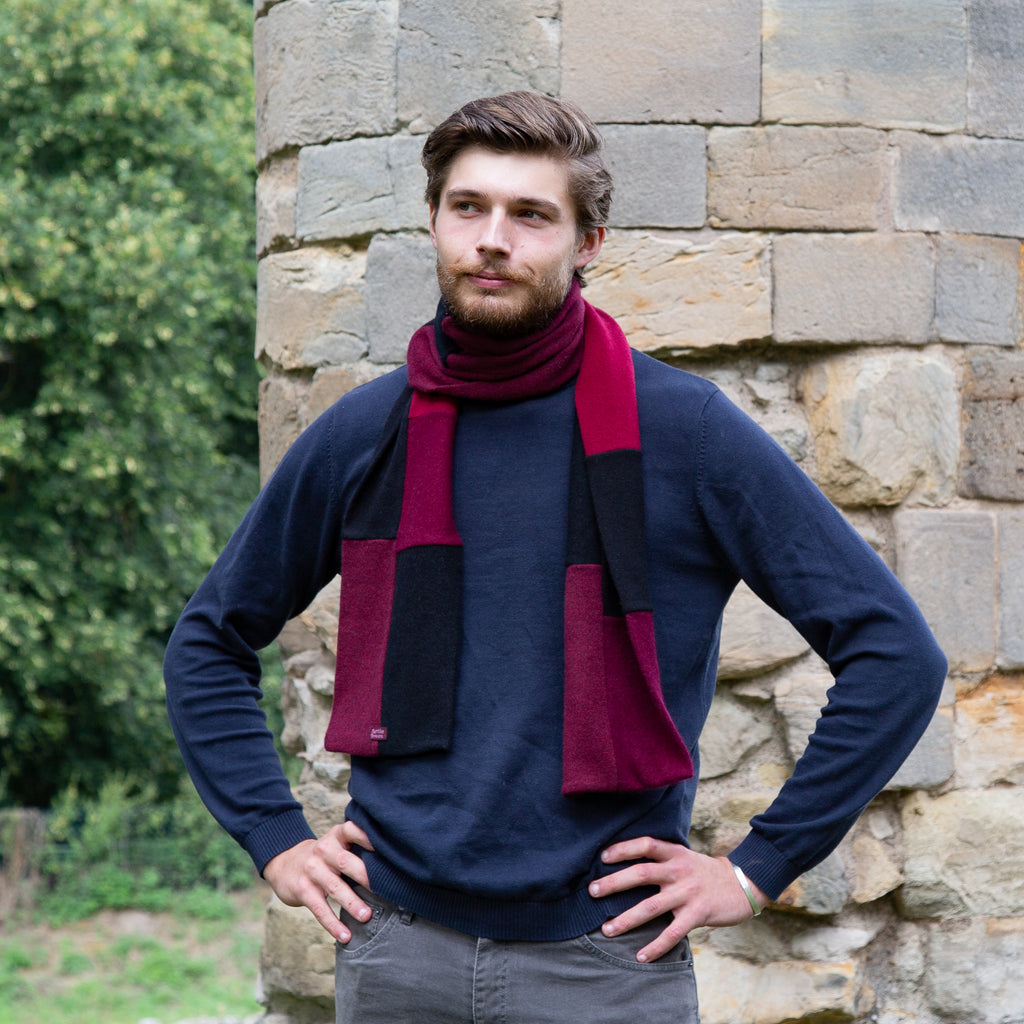 Black Cherry Cashmere Scarf