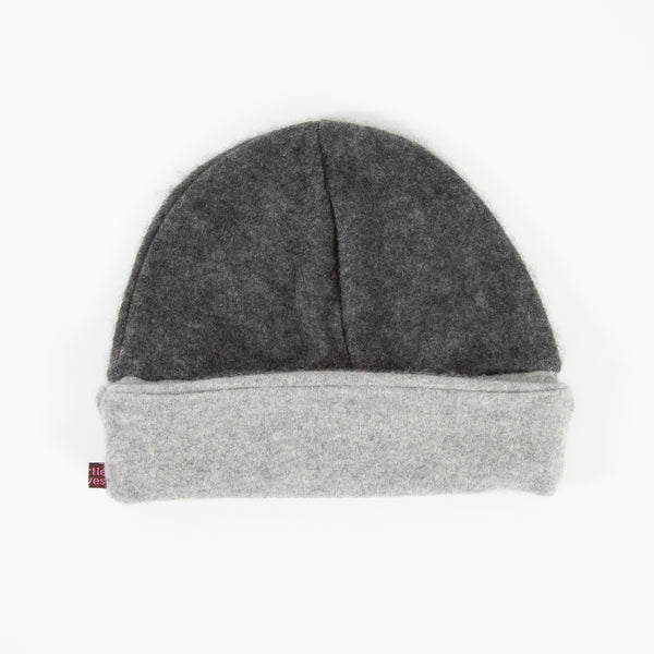 Grey Mix Cashmere Beanie
