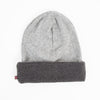 Charcoal Cashmere Slouched Beanie