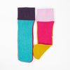 The Cashmere Bed Sock - Wonderfully Odd Rainbow mix