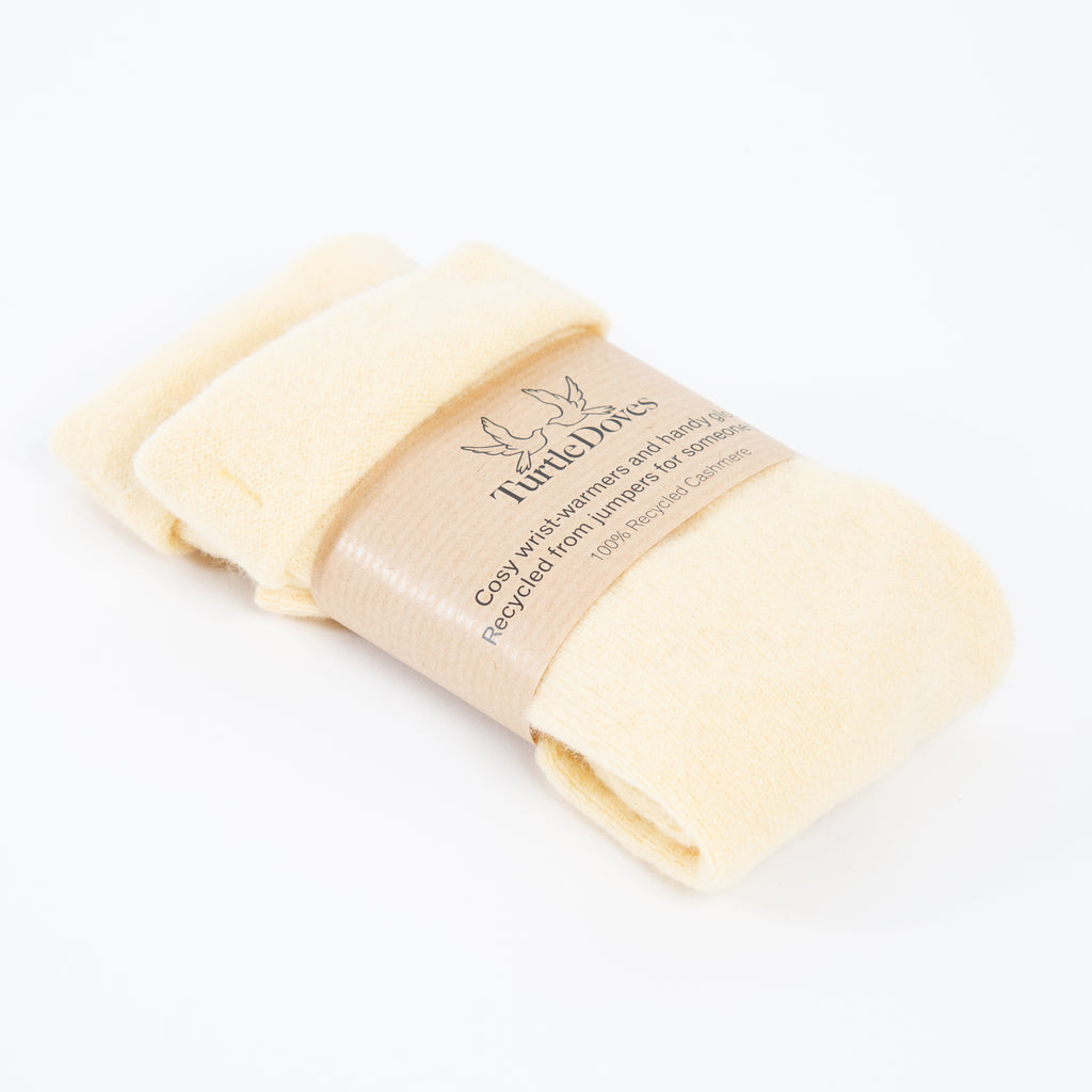 Daffodil Cashmere Fingerless Gloves