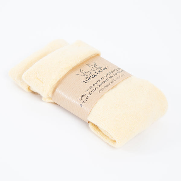 Daffodil Cashmere Fingerless Gloves