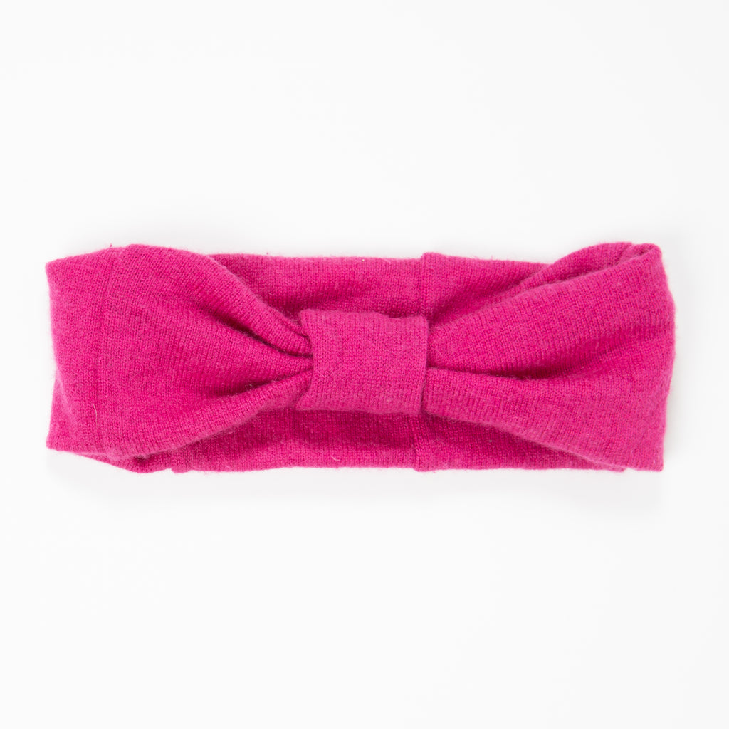 Warm Pink Cashmere Headband