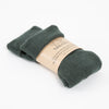 Gents Green Cashmere Fingerless Gloves