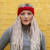 Red Cashmere Headband