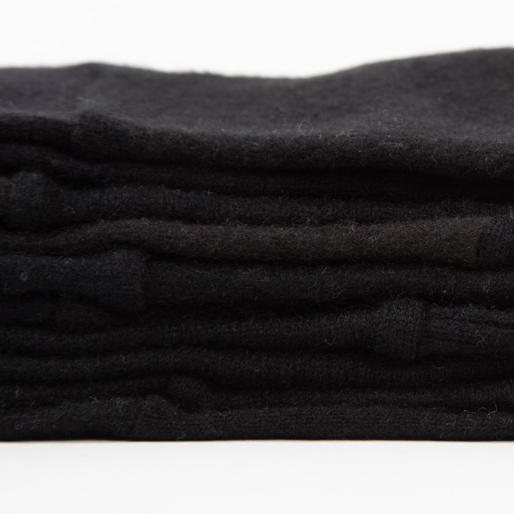 Classic Black Cashmere Neckwarmer