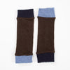 Brown & Blue Cashmere Wrist Warmer